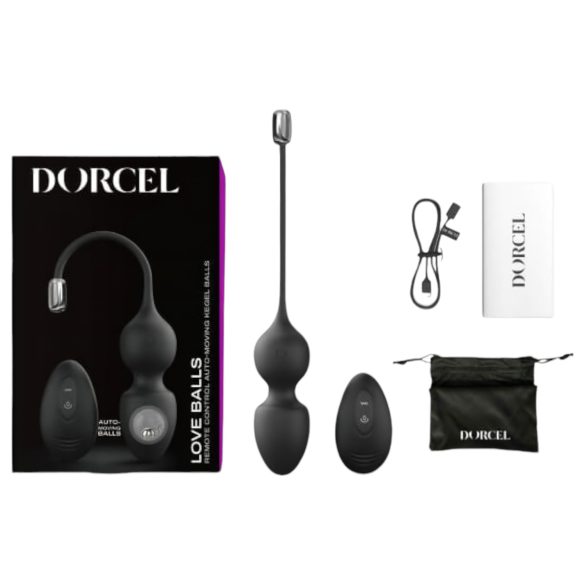 Dorcel Love Balls - magnetiske geisha kugler (sort)