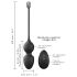 Dorcel Love Balls - magnetiske geisha kugler (sort)