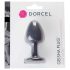 Dorcel Geisha Plug M - sort anal plug med kugler