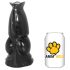 AnimHole Wolf - ulvepenis dildo - 21cm (sort)
