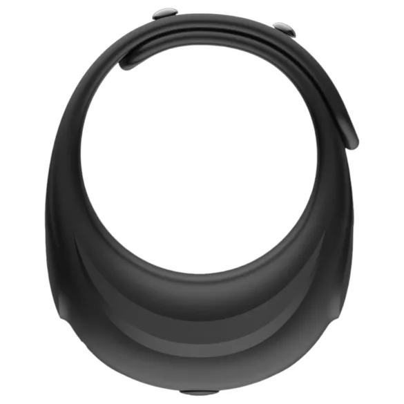 Funny Me - penisring med vibrator - genopladelig - justerbar - sort