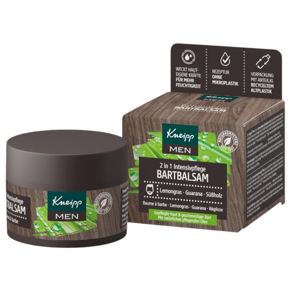 Kneipp MEN - 2i1 Intensiv Skægpleje Balsam (50ml)