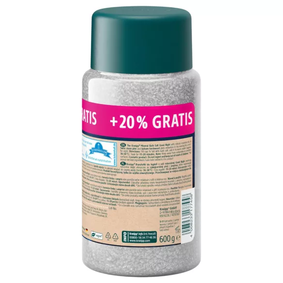 Kneipp Good Night premium mineralsk badesalt (600 g)
