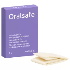 Oralsafe - oralkondom - engangslapper til oralsex - 8 stk