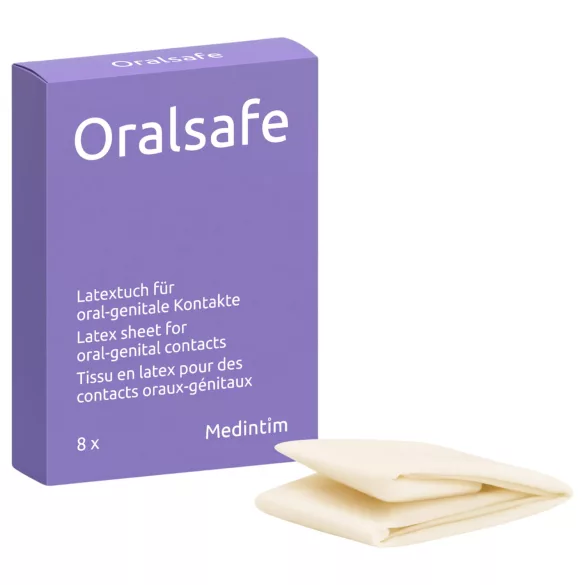Oralsafe - oralkondom - engangslapper til oralsex - 8 stk