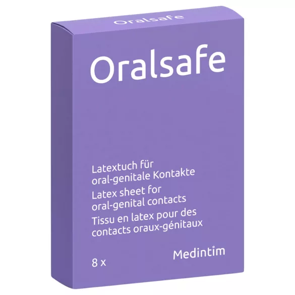 Oralsafe - oralkondom - engangslapper til oralsex - 8 stk