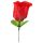 Rose Panty: Fræk blomstertanga i rød (S-L)