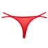 Rose Panty: Fræk blomstertanga i rød (S-L)