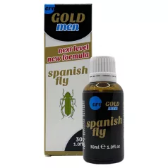   HOT ero Gold Men Spanish Fly - lystfremmende dråber til mænd (30 ml)