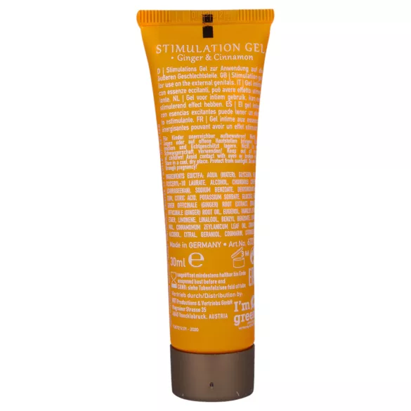 HOT Shiatsu - stimulerende creme til kvinder - ingefær og kanel (30ml)