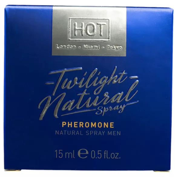 HOT Twilight Natural - feromonparfume til mænd - duftfri - 15ml