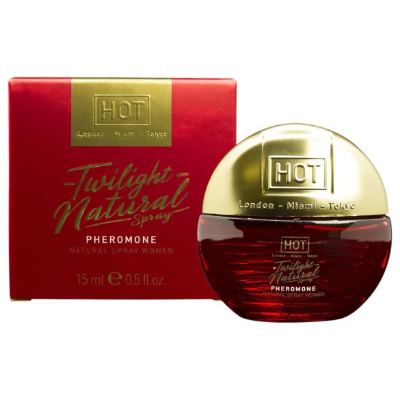 HOT Twilight Natural - feromonparfume til kvinder (15 ml) - duftfri
