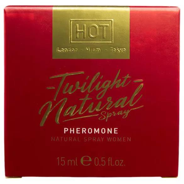 HOT Twilight Natural - feromon parfume til kvinder - duftfri - 15ml