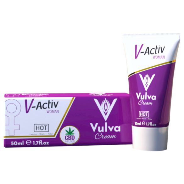 Hot V-Active - stimulerende intimcreme til kvinder (50 ml)