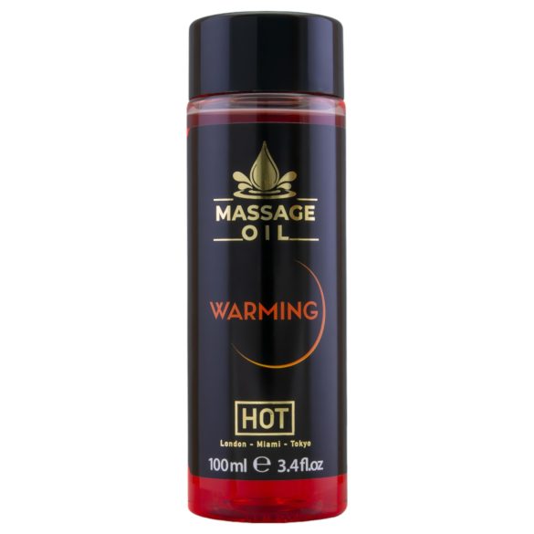 HOT hudpleje massageolie - med varmende effekt (100 ml)