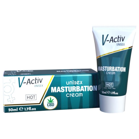 Hot V-Active - stimulerende unisex onani-creme (50ml)