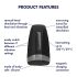 Satisfyer Men Varm Vibration - sort lidenskab