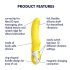 Satisfyer Yummy Sunshine - Vandtæt G-punkt vibrator (gul)