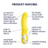 Satisfyer - G-punkt vibrator - vandtæt - gul