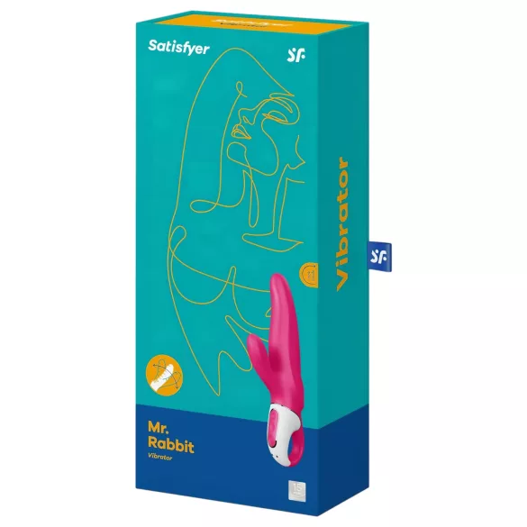 Satisfyer Mr. Rabbit - klitorisvibrator med rabbit-arm - vandtæt - pink