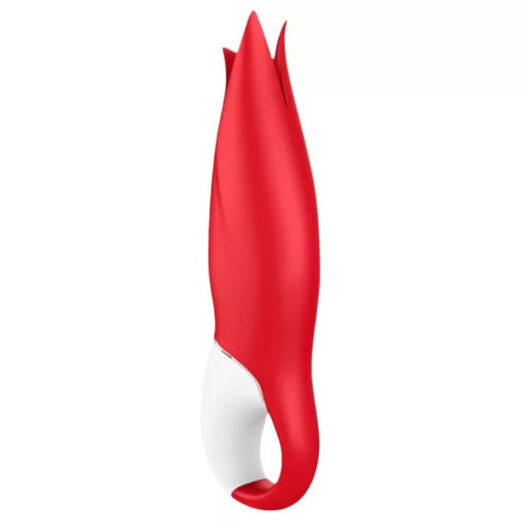 Satisfyer Power Flower - vibrator - opladelig vandtæt - rød