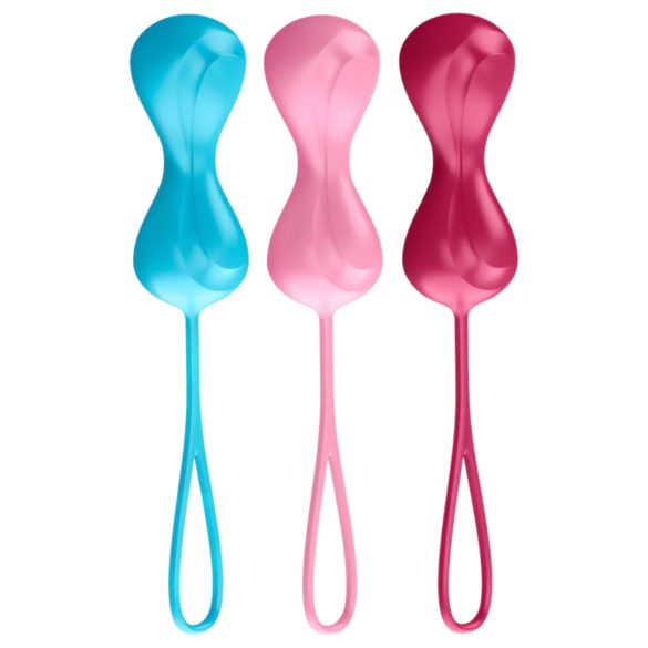 Satisfyer Power Balls – Kegel-boldesæt med bevægelse (3 stk.)