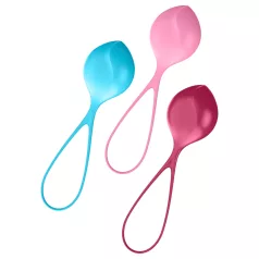 Satisfyer - bækkenbundskugler sæt - 3 stk - geishakugler