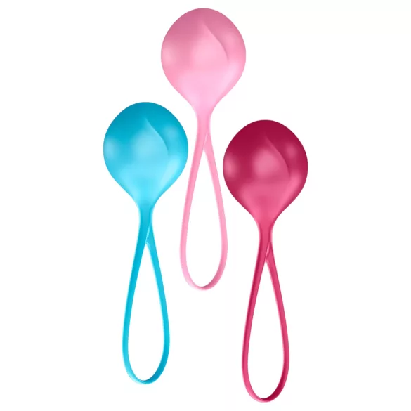 Satisfyer - bækkenbundskugler sæt - 3 stk - geishakugler