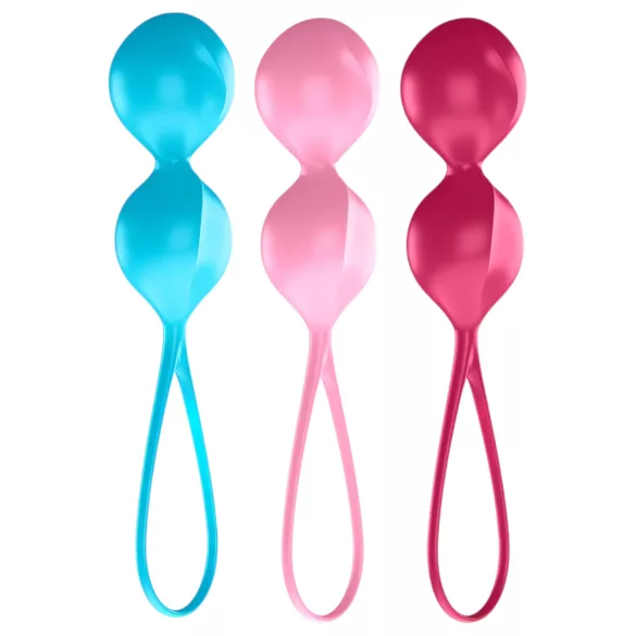 Satisfyer V Balls - bækkenbundskugler sæt - 3 stk