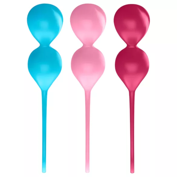 Satisfyer V Balls - bækkenbundskugler sæt - 3 stk