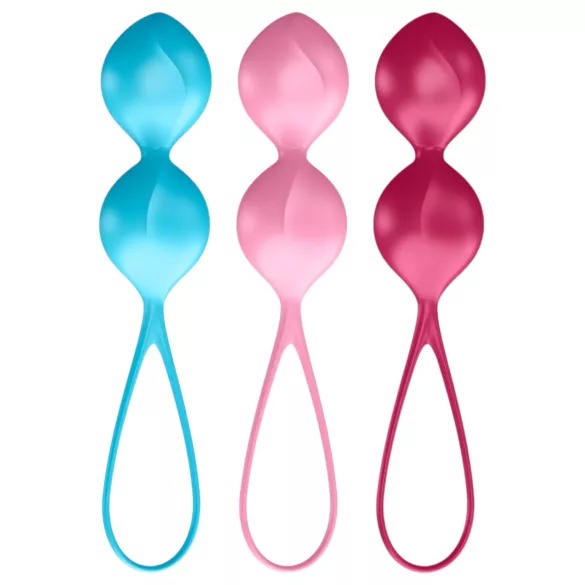 Satisfyer V Balls - bækkenbundskugler sæt - 3 stk