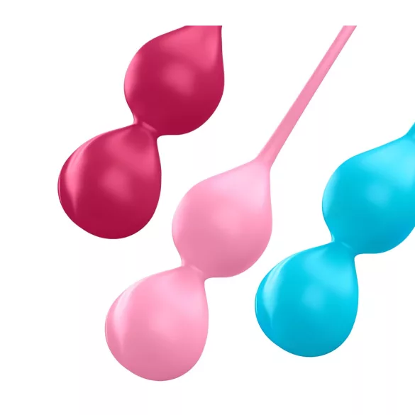 Satisfyer V Balls - bækkenbundskugler sæt - 3 stk