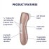 Satisfyer Pro 2+ - genopladelig klitorisvibrator (brun)