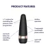 Satisfyer Pro 3+ - klitorisvibrator - vandtæt, genopladelig - sort