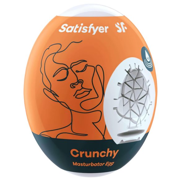 Satisfyer Egg Crunchy - ægmasturbator (1 stk)