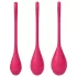 Satisfyer - bækkenbundskugler sæt - 3 stk - rød