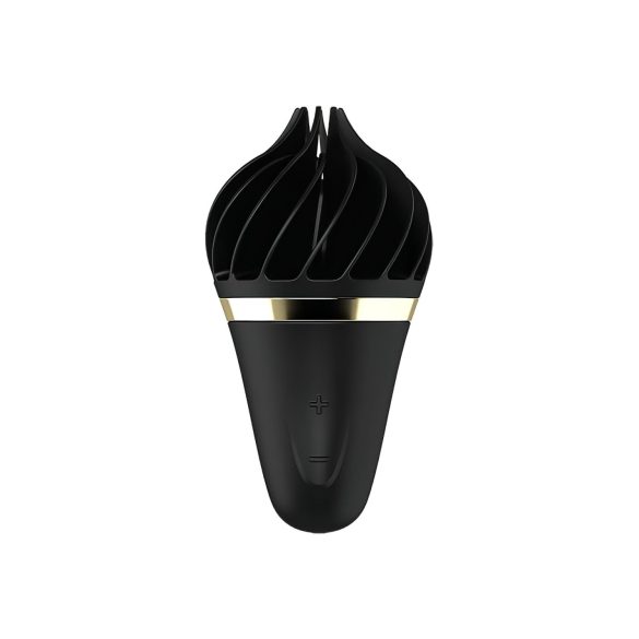 Satisfyer Sweet Treat - genopladelig, roterende klitorisvibrator (sort)