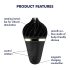 Satisfyer Sweet Treat - genopladelig, roterende klitorisvibrator (sort)