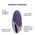 Satisfyer Purple Pleasure - genopladelig klitoris vibrator (lilla)