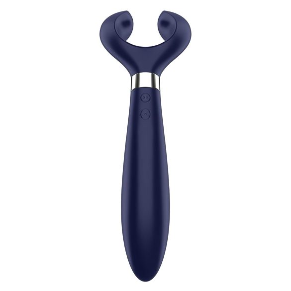 Satisfyer Endless Fun - genopladelig, vandtæt parvibrator (blå)
