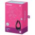 Satisfyer Endless Joy - genopladelig, vandtæt parvibrator (sort)