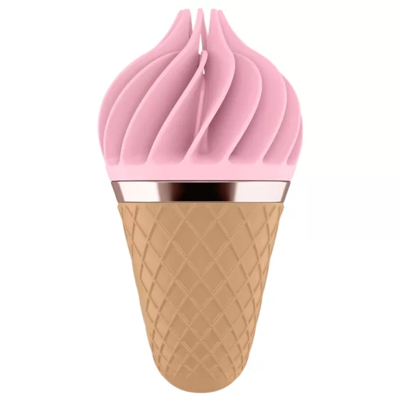 Satisfyer Sweet Treat - genopladelig, roterende klitorisvibrator (pink-brun)