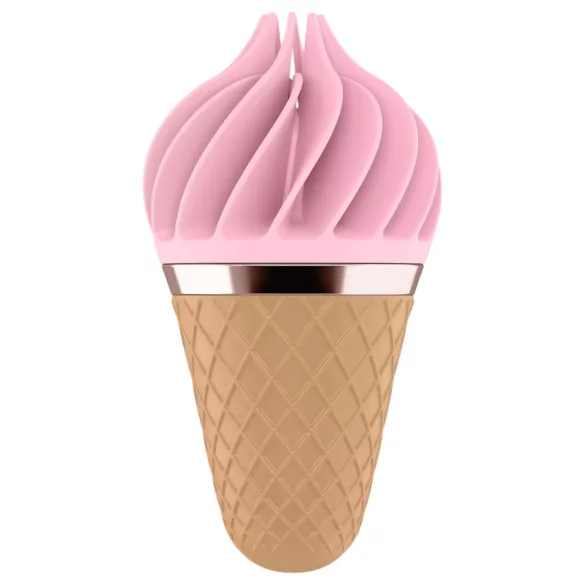 Satisfyer Sweet Treat - genopladelig, roterende klitorisvibrator (pink-brun)