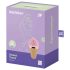 Satisfyer Sweet Treat - genopladelig roterende klitorisvibrator (pink-brun)