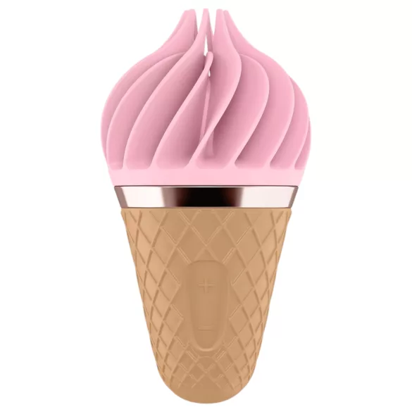 Satisfyer Sweet Treat - genopladelig, roterende klitorisvibrator (pink-brun)