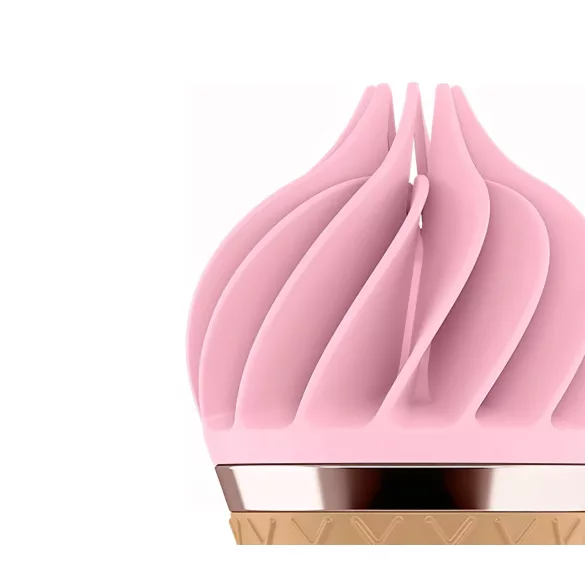 Satisfyer Sweet Treat - genopladelig, roterende klitorisvibrator (pink-brun)