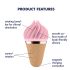Satisfyer Sweet Treat - genopladelig roterende klitorisvibrator (pink-brun)