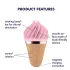Satisfyer Sweet Treat - genopladelig, roterende klitorisvibrator (pink-brun)