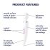 Satisfyer Wand-er Woman - vandtæt massagevibrator (hvid)
