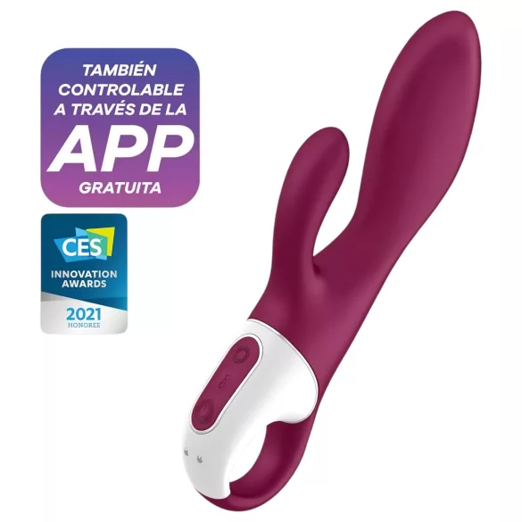 Satisfyer Heated Affair - klitorisvibrator med varme - rød